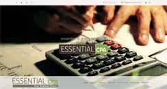Desktop Screenshot of essentialcpa.com