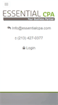 Mobile Screenshot of essentialcpa.com